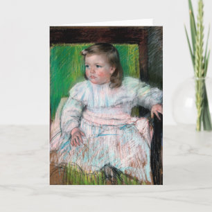 The Pink Sash, Mary Cassatt Card