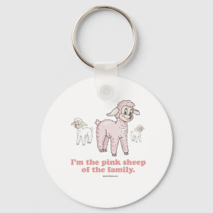 THE PINK SHEEP KEYCHAIN