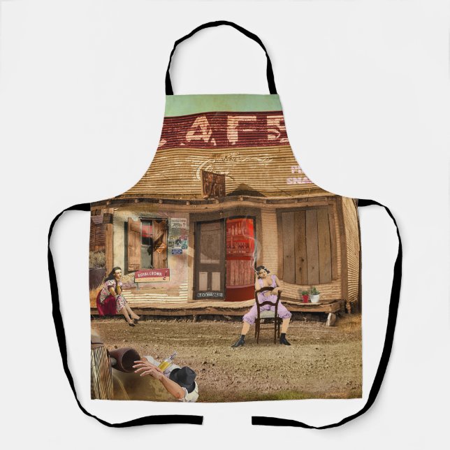 The Pink Snake Apron (Front)