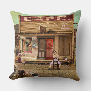 The Pink Snake Throw Pillow