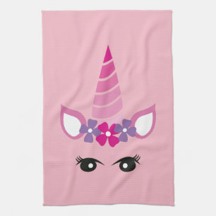The Pink Unicorn Kitchen Towel