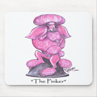 The Pinker Breast Cancer Poodle Mousepad