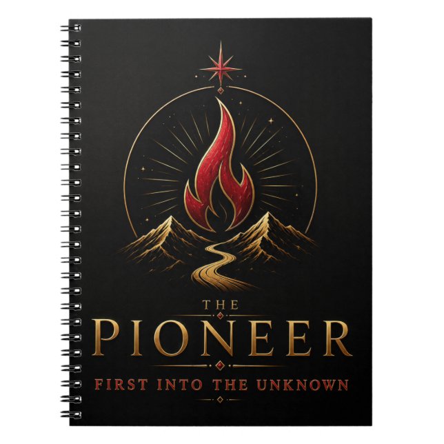The Pioneer Archetype Self-Discovery Notebook (Front)