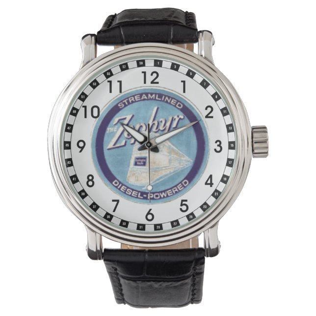 The Pioneer Zephyr 1934 Logo Watch (Front)
