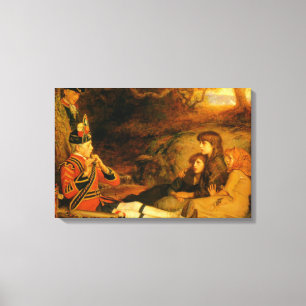 The Piper (by John Everett Millais) Canvas Print