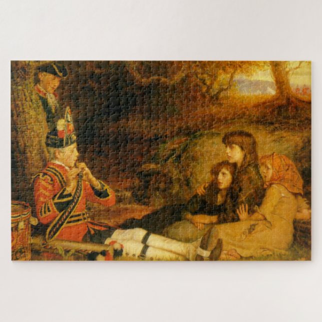 The Piper (by John Everett Millais) Jigsaw Puzzle (Horizontal)