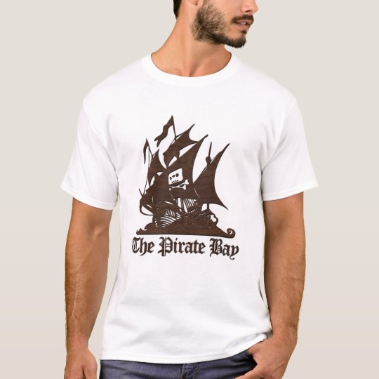 The Pirate Bay Brown Logo Tee