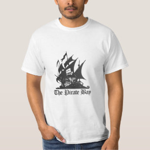 The Pirate Bay Carbon Fibre Logo T-Shirt