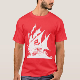 The Pirate Bay Logo Ship T-Shirt