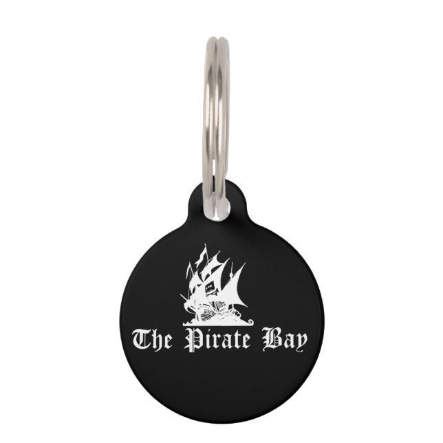 The Pirate Bay Pet Tag (Front)