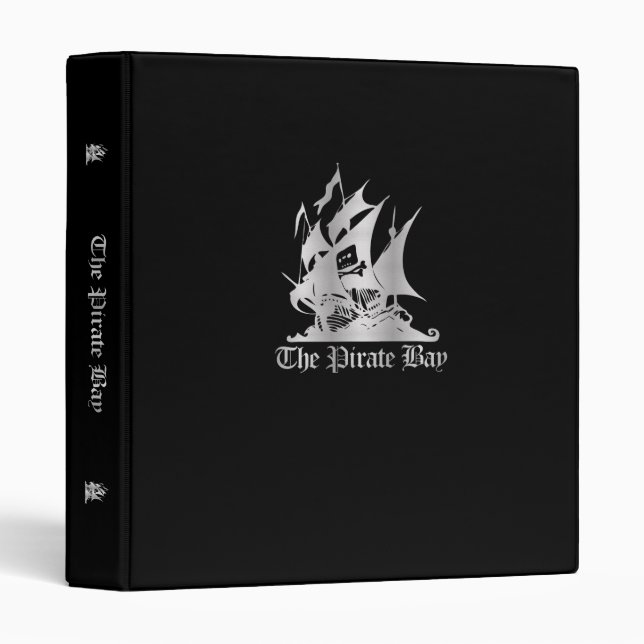 The Pirate Bay Silver Logo Binder (Front/Spine)