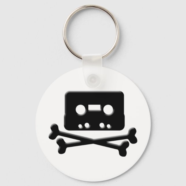The Pirate Bay Tape Keychain (Front)