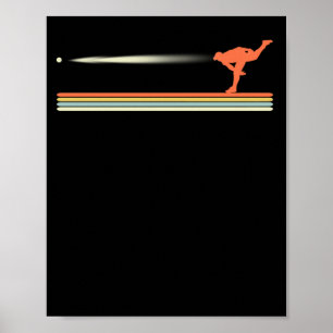 The Pitcher Baseball Apparel Baseball Player Poster