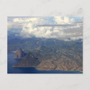 The Pitons Postcard