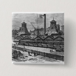The Pits of St. Pierre & St. Paul at Le 2 Inch Square Button
