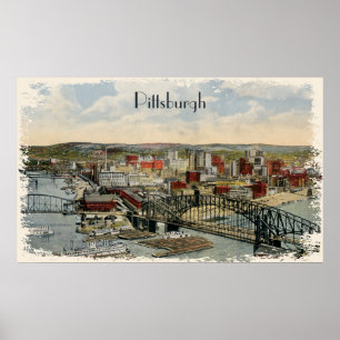 The Pittsburgh Point 1931 Canvas Print