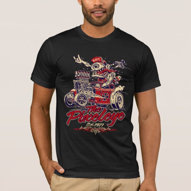 The Pixeleye - Red Monster T-Shirt (Front)