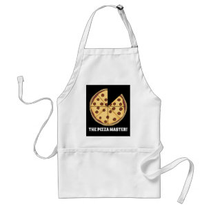 The pizza master add name message apron