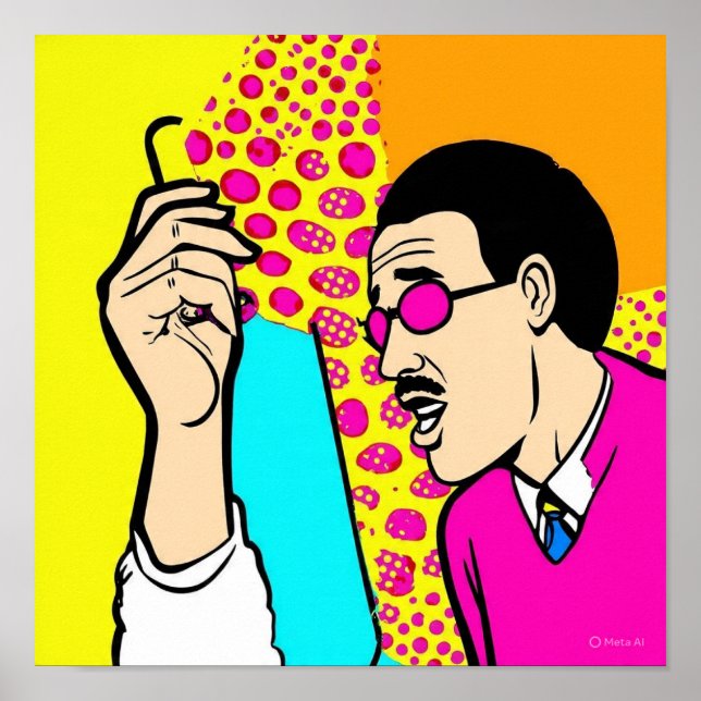 The Pizza Portrait Poster (Front)