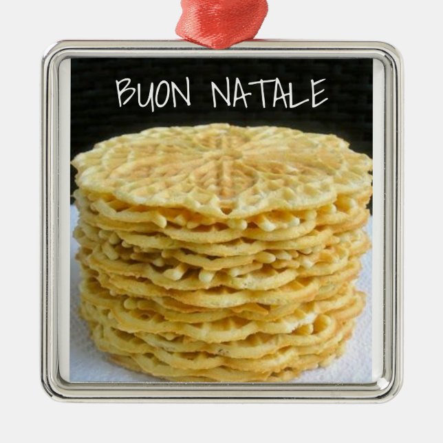 "THE PIZZELLE" ITALIAN CHRISTMAS ORNAMENT (Front)