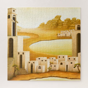 "The Place" - Middle East / Orient Desert Painting Jigsaw Puzzle