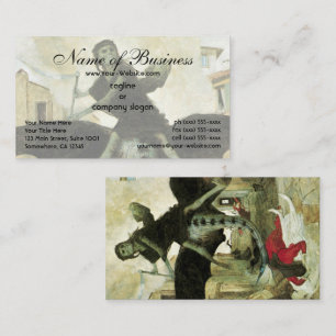 The Plague by Arnold Bocklin Business Card
