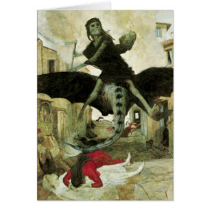 The Plague by Arnold Bocklin, Vintage Symbolism