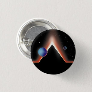 The Plains of Mars 1 Inch Round Button