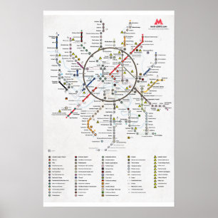 The Plan of Metro 2033 Poster