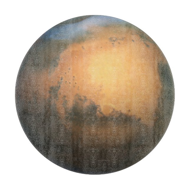 The Planet Mars Cutting Board (Front)