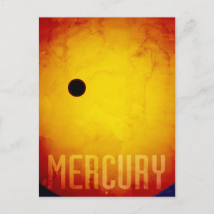 The Planet Mercury Postcard