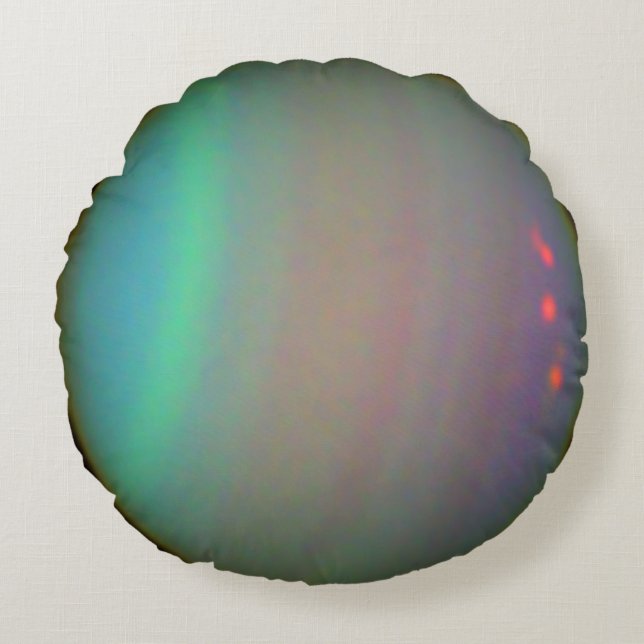 The Planet Uranus Round Pillow (Front)