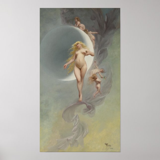 The Planet Venus by Luis Ricardo Falero Poster (Front)