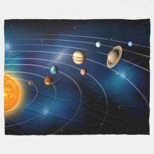 THE PLANETS FLEECE BLANKET
