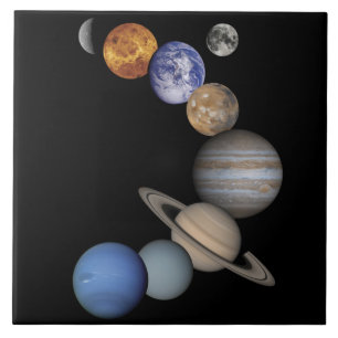 The Planets of our Solar System Decorative Tile