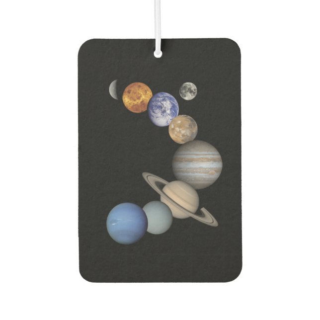 The Planets of the Solar System Air Freshener (Front)