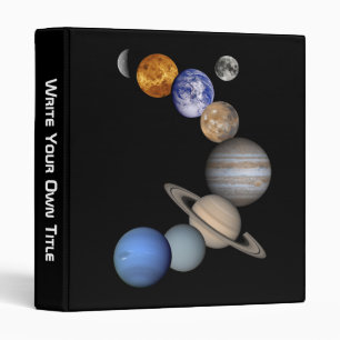 The Planets - Write Your Own Title Binder