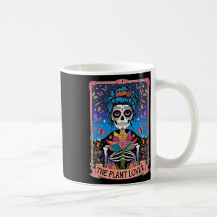 The Plant Lady Funny Mystic Skeleton Tarot Cards P Coffee Mug