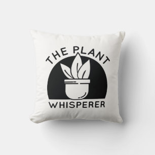 The Plant Whisperer Throw Pillow