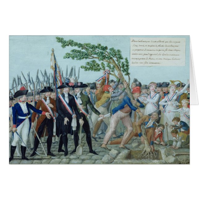 The Planting of a Tree of Liberty, c.1789 (Front Horizontal)