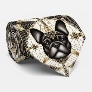 The Playful Dog Lover French Bulldog Dog Daddy Tie
