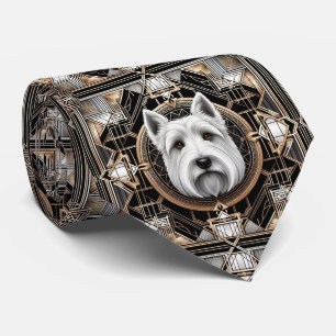 The Playful Dog Lover Scottish Terrier Dog Daddy Tie