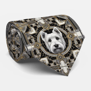 The Playful Dog Lover Scottish Terrier Dog Daddy Tie