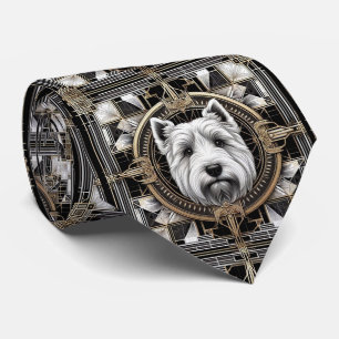 The Playful Dog Lover Scottish Terrier Dog Daddy Tie