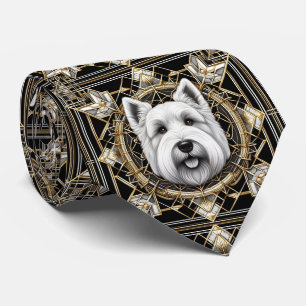 The Playful Dog Lover Scottish Terrier Dog Daddy Tie
