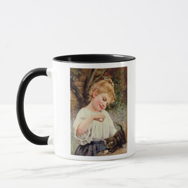 The Playful Kitten Mug (Left)
