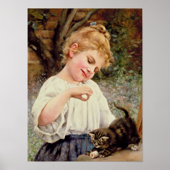 The Playful Kitten Poster (Front)