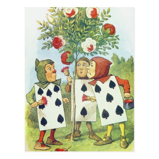 The Playing Cards Painting the Rose Bush