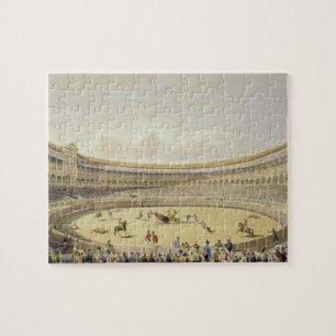 The Plaza de Toros of Madrid, 1865 (colour litho) Jigsaw Puzzle