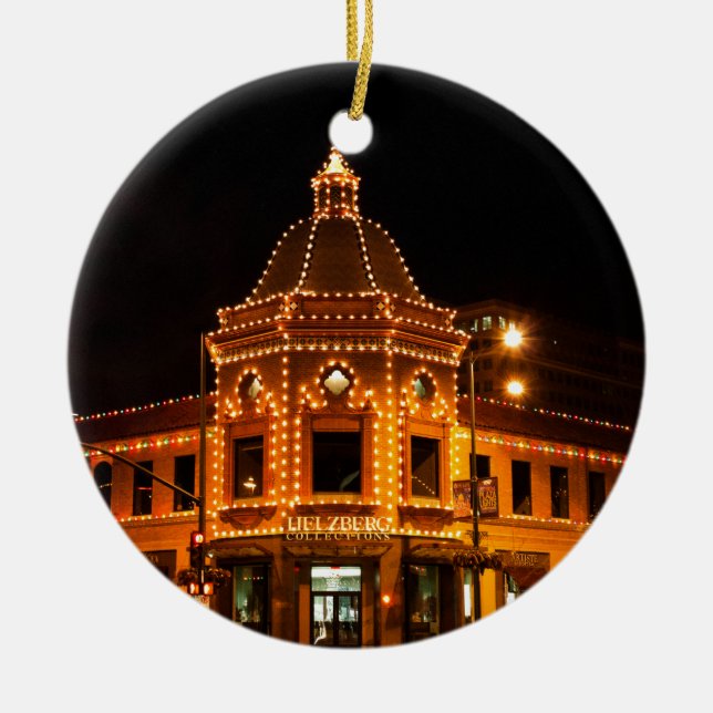 The Plaza Lights of Kansas City Ceramic Ornament (Front)